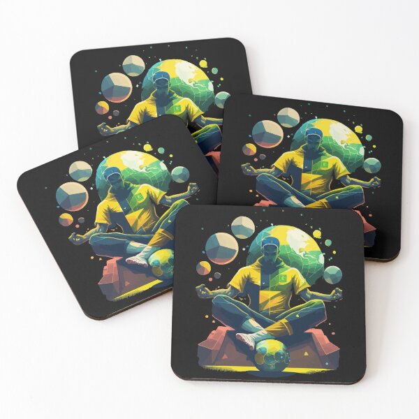 Item preview, Brazil Soccer Meditating Magic Artwork designed and sold by AlNoah.