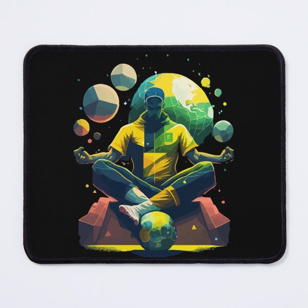 Item preview, Brazil Soccer Meditating Magic Artwork designed and sold by AlNoah.