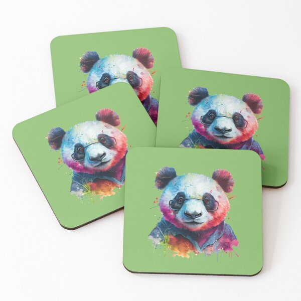 Item preview, Funky panda watercolour art designed and sold by KOTOdesign.
