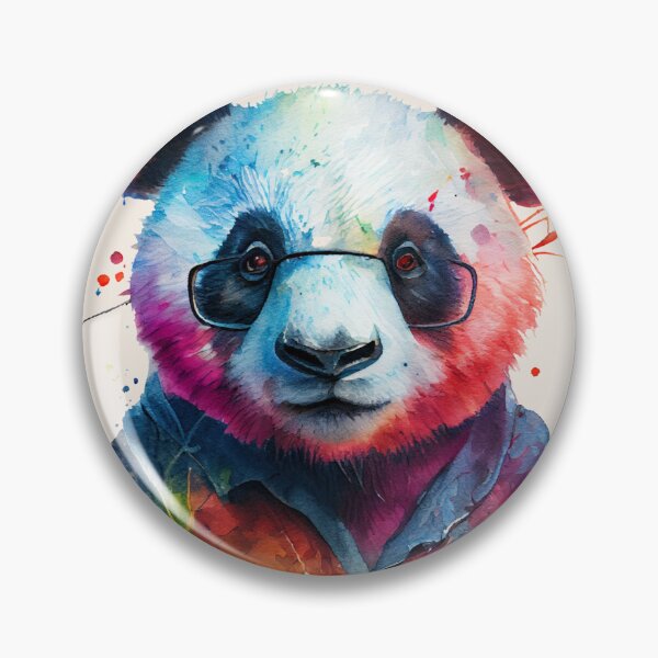 Item preview, Funky panda watercolour art designed and sold by KOTOdesign.