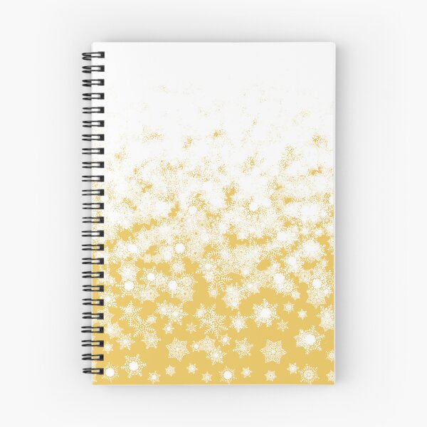 Item preview, Blizzard - Snowflakes on a gold background designed and sold by illustratious.