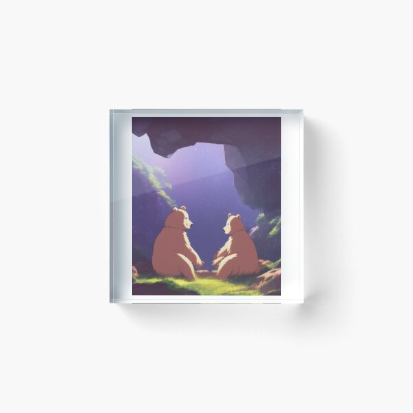 Item preview, Two Bears Relaxing.  2 Bears 1 Cave designed and sold by LeanDesigns.