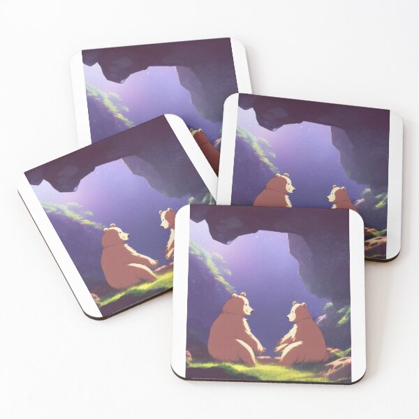 Item preview, Two Bears Relaxing.  2 Bears 1 Cave designed and sold by LeanDesigns.