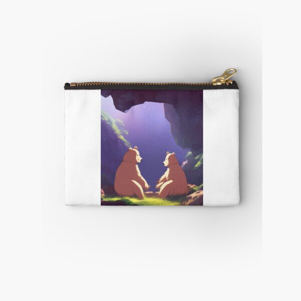 Aperçu de l'œuvre Deux ours relaxants. 2 ours 1 grotte créée et vendue par LeanDesigns.