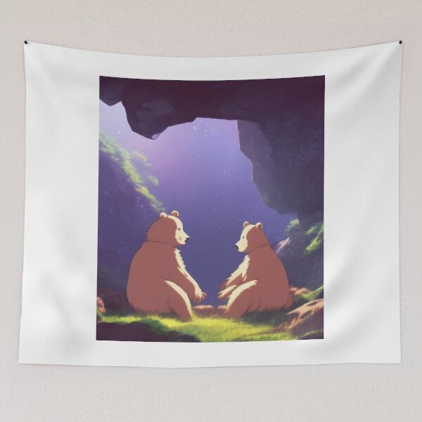 Item preview, Two Bears Relaxing.  2 Bears 1 Cave designed and sold by LeanDesigns.