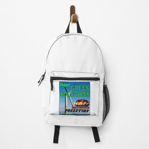 Item preview, I Support Clean Green Solutions Not Pollution - Turbines not Refineries. designed and sold by 4ABetterPlanet.