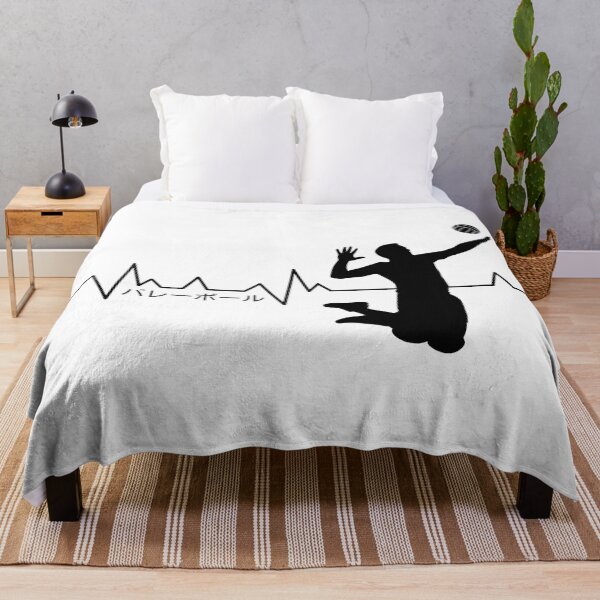 Item preview, Japanese Volleyball Sports Lover Heartbeat Design designed and sold by SnazzyStyles.