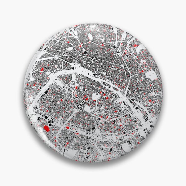 Item preview, Map of Paris, France, with its schools in color designed and sold by jean-nicolas.