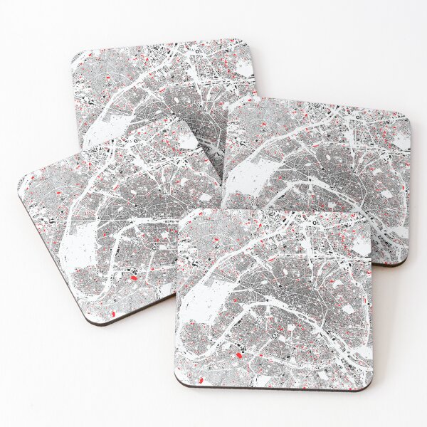 Item preview, Map of Paris, France, with its schools in color designed and sold by jean-nicolas.
