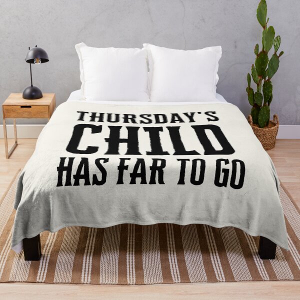 Item preview, Thursday's Child Has far To Go designed and sold by FunnyFactDesign.