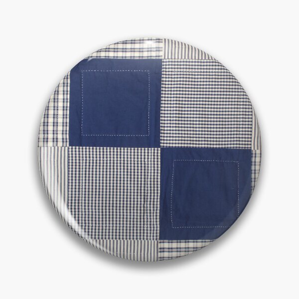 Item preview, Square Trendy Black & White Patchwork Pattern designed and sold by designforum1968.