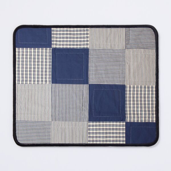 Item preview, Square Trendy Black & White Patchwork Pattern designed and sold by designforum1968.