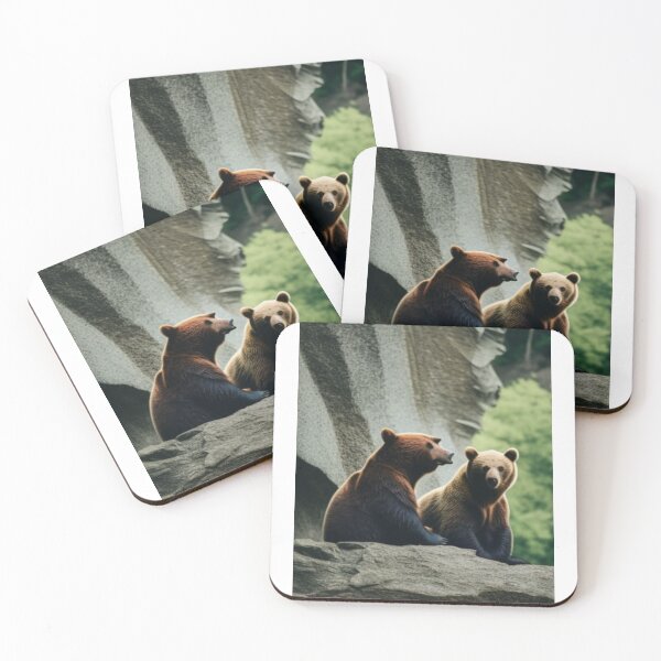 Item preview, Two Bears Talking.  2 Bears 1 Cave designed and sold by LeanDesigns.