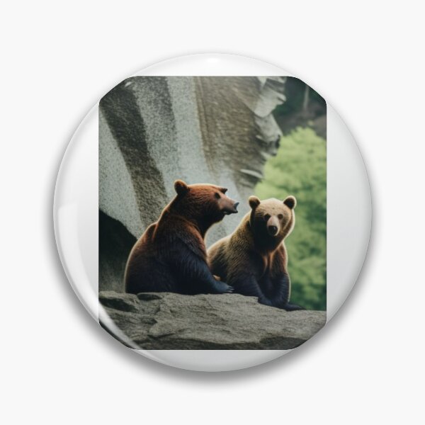 Item preview, Two Bears Talking.  2 Bears 1 Cave designed and sold by LeanDesigns.