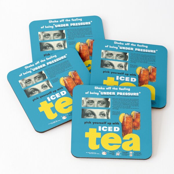 Item preview, CALM DOWN WITH ICED TEA - ADVERT designed and sold by ThrowbackAds.
