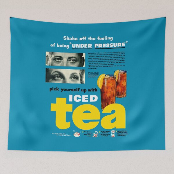 Item preview, CALM DOWN WITH ICED TEA - ADVERT designed and sold by ThrowbackAds.