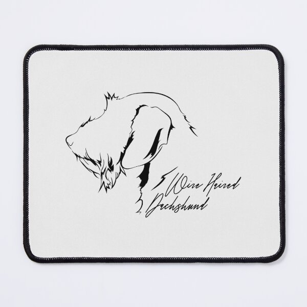 Item preview, Wire Haired Dachshund Dog Profile Hound designed and sold by dogarts.
