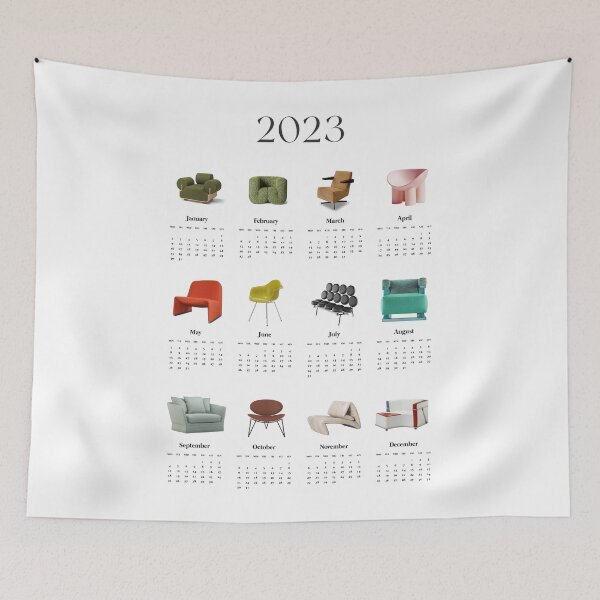 Item preview, 2023 Aesthetic wall calendar, New years Gift, Christmas Gift designed and sold by SerenaChoe.