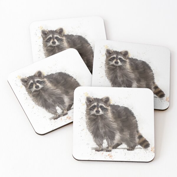 Item preview, Raccoon funny Painting designed and sold by Gerenuke.
