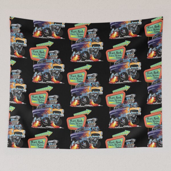 Item preview, Tri Five 1955 Hot Rod Retro Billboards Vintage Fifties Signage designed and sold by CharJens.