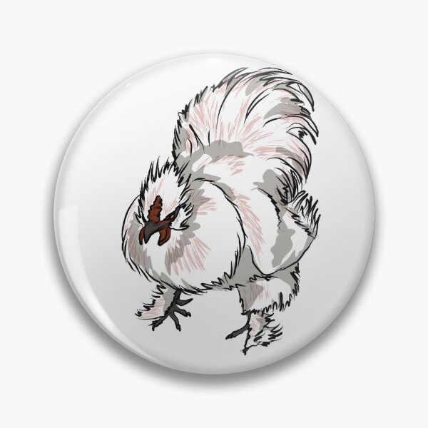 Item preview, Angry Silkie Rooster designed and sold by ZedNope.
