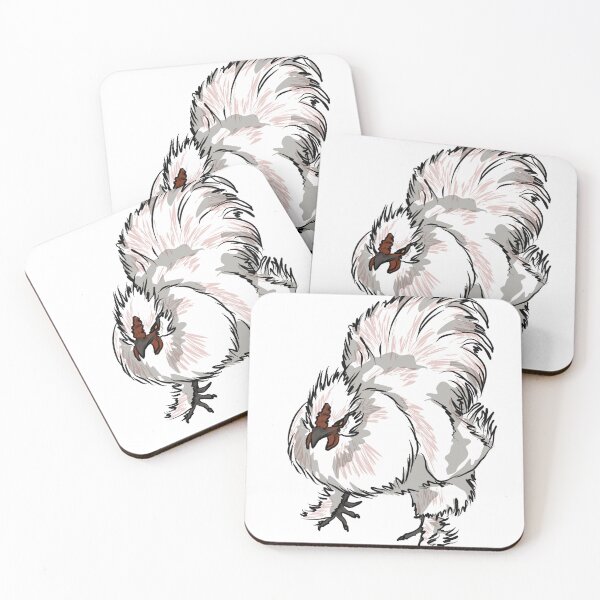 Item preview, Angry Silkie Rooster designed and sold by ZedNope.