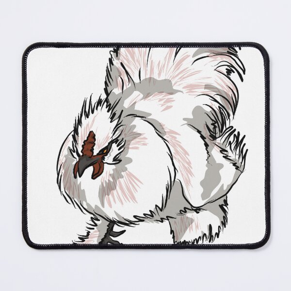 Item preview, Angry Silkie Rooster designed and sold by ZedNope.