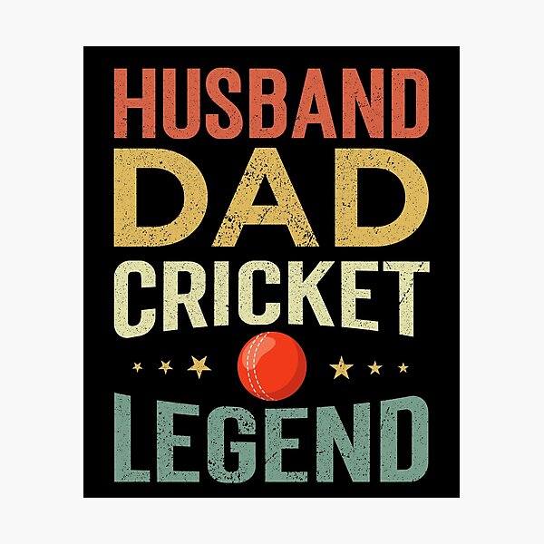 Item preview, Husband Dad Cricket legend designed and sold by Designista436.