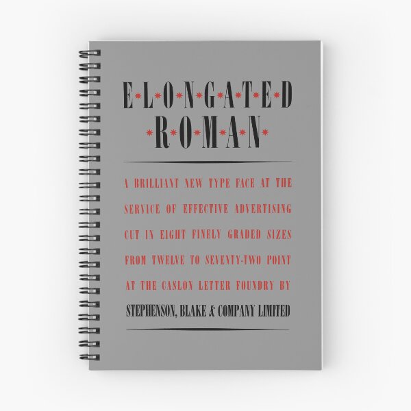 Item preview, ROMAN TYPEFACE / FONT designed and sold by ThrowbackAds.