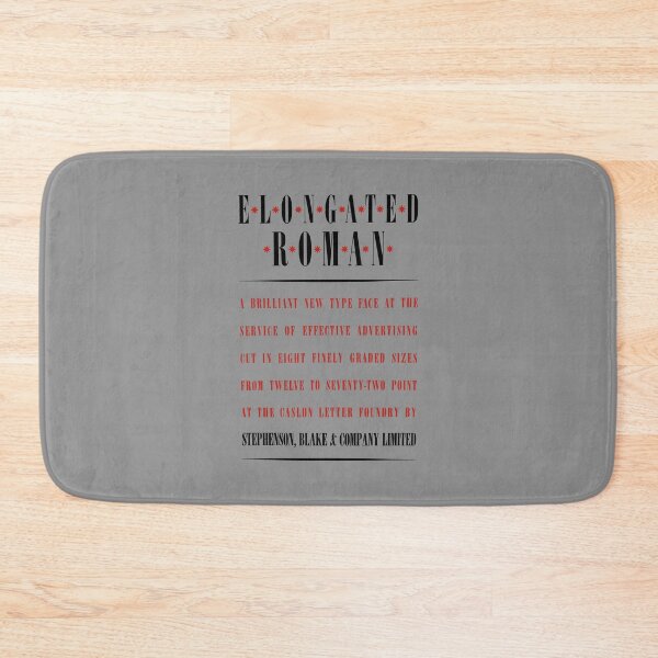 Item preview, ROMAN TYPEFACE / FONT designed and sold by ThrowbackAds.