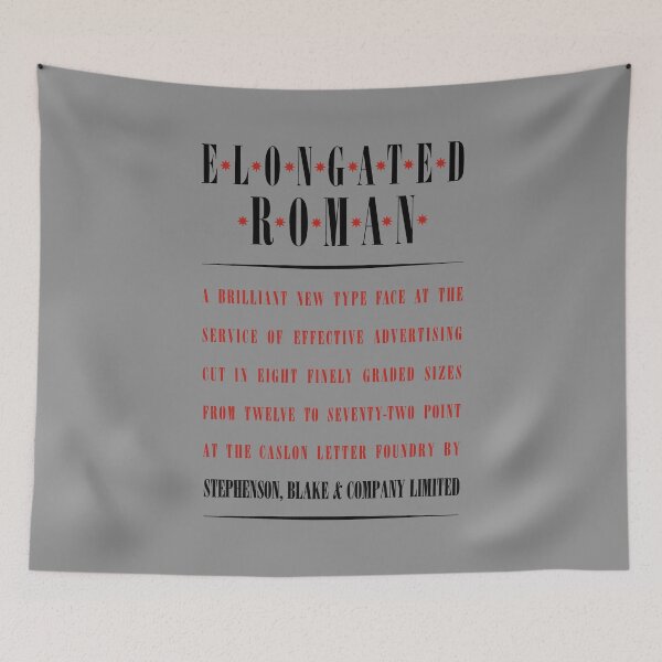 Item preview, ROMAN TYPEFACE / FONT designed and sold by ThrowbackAds.