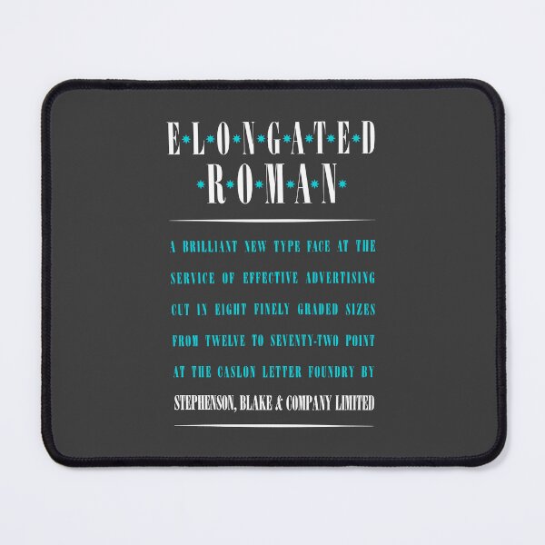 Item preview, ROMAN TYPEFACE / FONT designed and sold by ThrowbackAds.