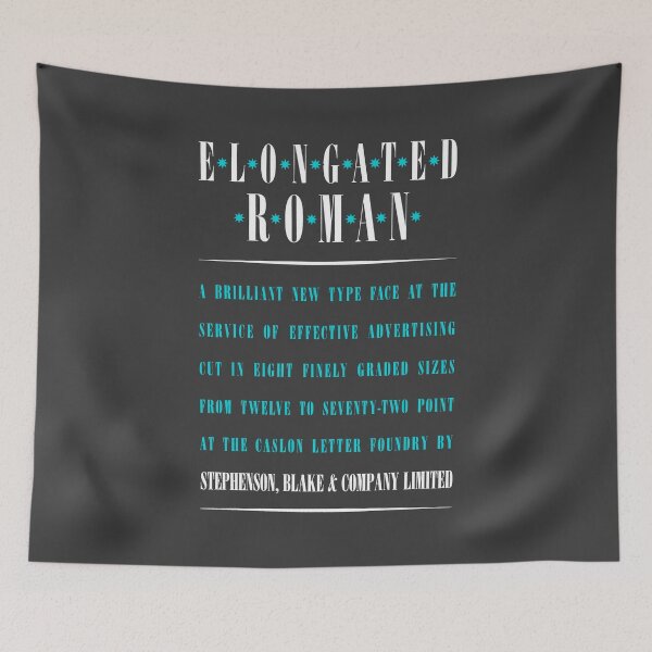 Item preview, ROMAN TYPEFACE / FONT designed and sold by ThrowbackAds.