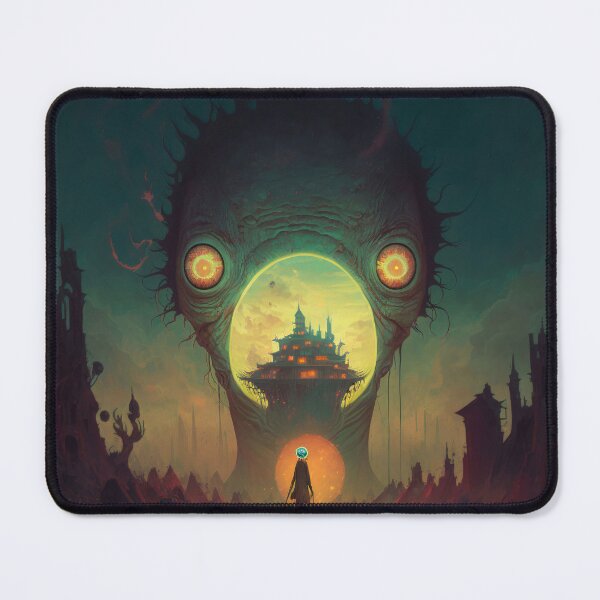 Item preview, beksiński style, horror painting designed and sold by Dream It Craft It ✔️.