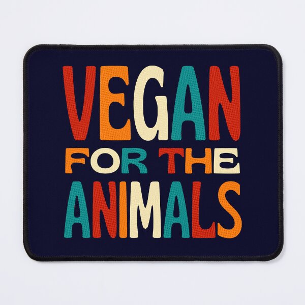 Item preview, Vegan For The Animals - Retro designed and sold by GreenSlate.