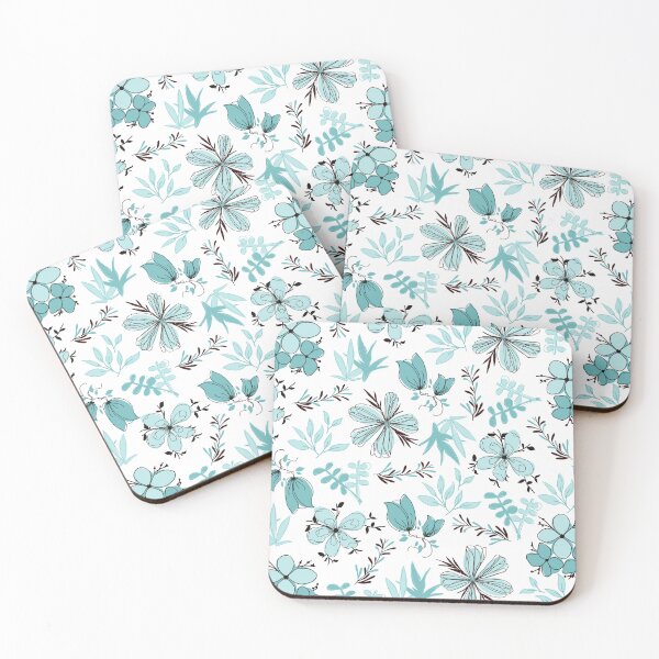 Item preview, Our Hidden Love-Garden (turquoise) designed and sold by Dorina Larsdotter.