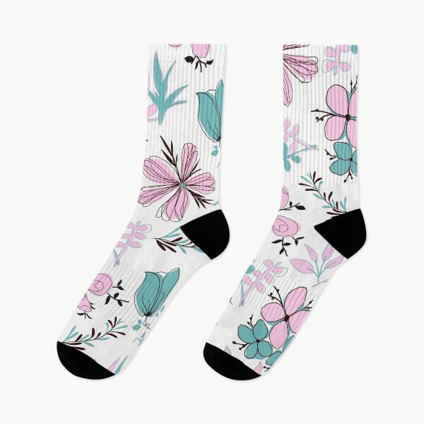 Item preview, Our Hidden Love-Garden (pink-turquoise) designed and sold by Dorina Larsdotter.