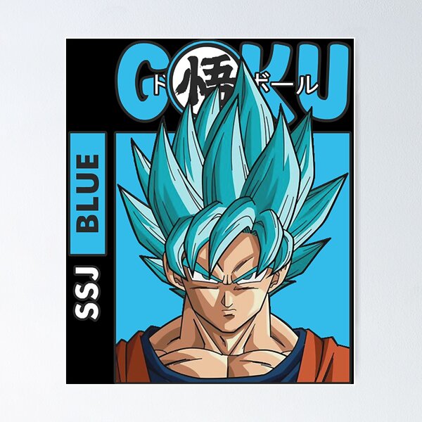 Goku SSJ Blue - Full Body Art Board Print by Quinjao