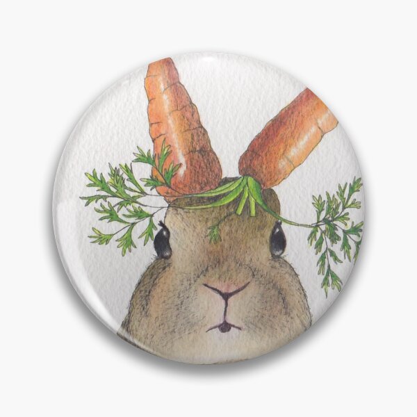Item preview, Surreal Rabbit with Carrot Ears designed and sold by sarahkeenan.