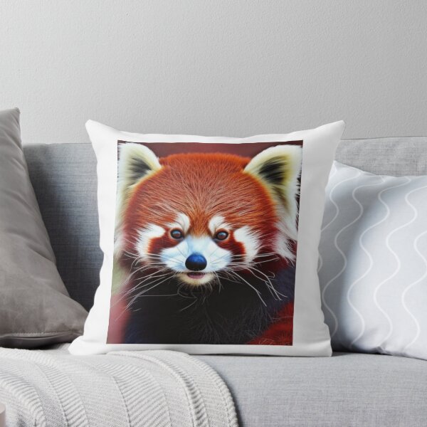 Item preview, Primer plano de panda rojo. pandas rojos designed and sold by LeanDesigns.