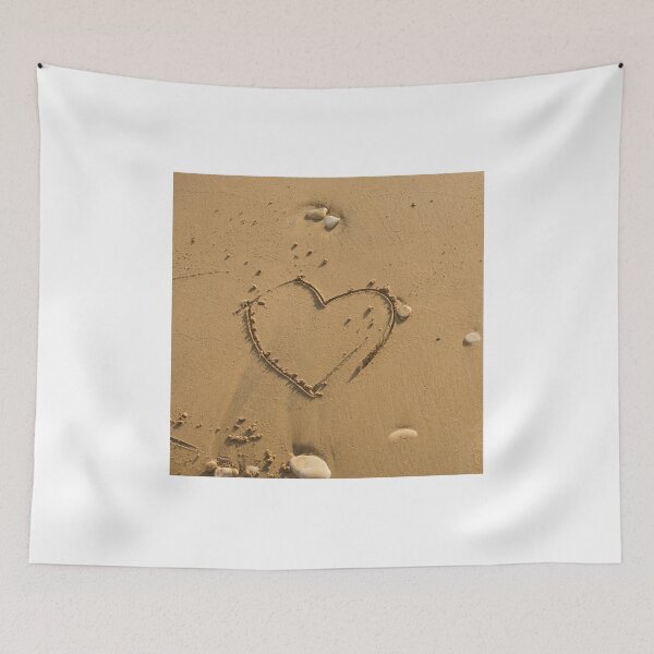 Item preview, Heart drawn on the sand designed and sold by jsebouvi.