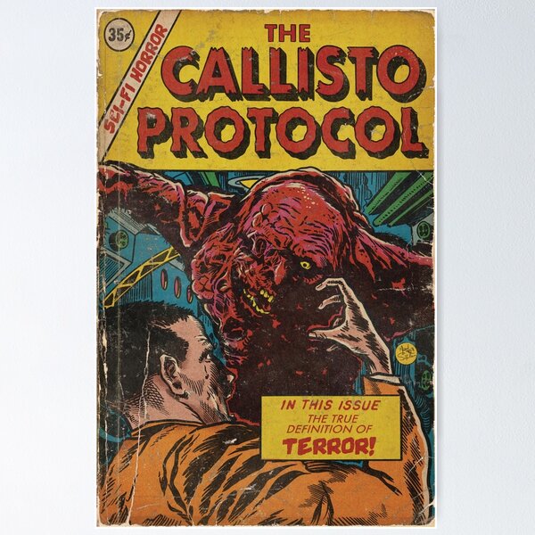 Item preview, "Callisto Space Horror" Comic book cover Fan Art designed and sold by MarkScicluna.