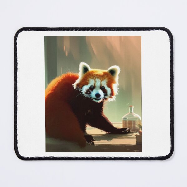 Aperçu de l'œuvre Panda rouge sournois. Pandas rouges créée et vendue par LeanDesigns.