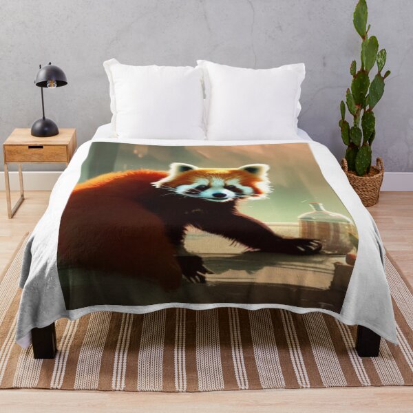 Item preview, Sneaky Red Panda.  Red Pandas designed and sold by LeanDesigns.