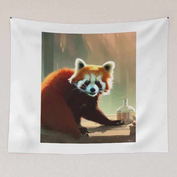 Item preview, Sneaky Red Panda.  Red Pandas designed and sold by LeanDesigns.