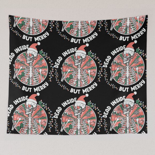 Item preview, Pink Christmas Dead Inside But Merry designed and sold by teamph.