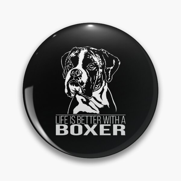 Item preview, Boxer dog life is better dog saying designed and sold by dogarts.