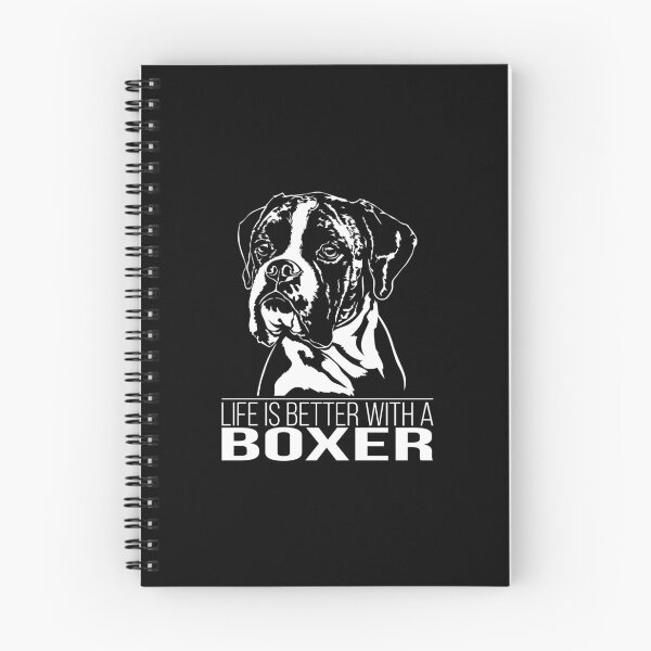 Item preview, Boxer dog life is better dog saying designed and sold by dogarts.