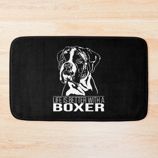Item preview, Boxer dog life is better dog saying designed and sold by dogarts.