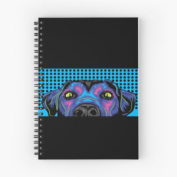 Item preview, Diseño de cachorro de arte pop de neón designed and sold by CLgraphics.